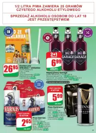Dino gazetka tydzień 41 Strona 53: Piwo Harnas €2,65, Zestaw piw Miłosław + szklanka €26,95