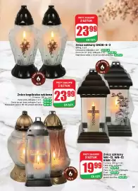 Dino gazetka tydzień 41 Strona 55: Znicz kapliczka szklana €23,99, Znicz szklany €19,99