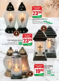 Dino gazetka tydzień 41 Strona 55: Znicz kapliczka szklana €23,99, Znicz szklany €19,99