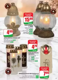 Dino gazetka tydzień 41 Strona 57: Znicz szklany Aniołek €4,99, Znicz szklany L-2690 €15,99