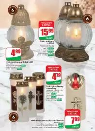 Dino gazetka tydzień 41 Strona 57: Znicz szklany Aniołek €4,99, Znicz szklany L-2690 €15,99