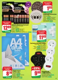 Dino gazetka tydzień 41 Strona 63: Papier ksero €8,79, Baterie alkaliczne Duracell €12,89