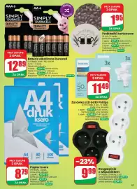 Dino gazetka tydzień 41 Strona 63: Papier ksero €8,79, Baterie alkaliczne Duracell €12,89
