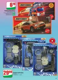 Dino gazetka tydzień 41 Strona 65: Zestaw policyjny €29,99, Pojazd Matchbox €6,79