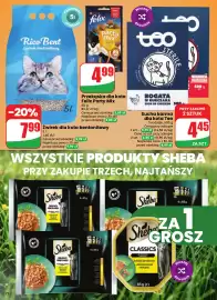 Dino gazetka tydzień 41 Strona 72: Sucha karma dla kota Teo €4,45, Sheba Classics €0,01