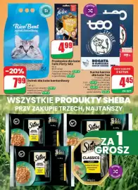 Dino gazetka tydzień 41 Strona 72: Sucha karma dla kota Teo €4,45, Sheba Classics €0,01