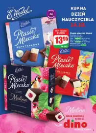 Dino gazetka tydzień 41 Strona 9: OD 1851 E.Wedel E.Wedel Ptasie Mleczko ŚMIETANKOWE W CZEKOLADZIE MLECZNEJ E Wedel Ptasie