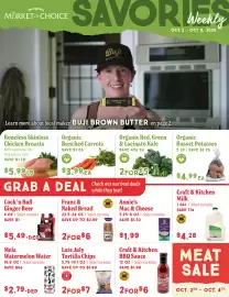 Market of Choice weekly ad week 40 Page 1: Cock 'n Bull Ginger Beer €5,49, Craft & Kitchen Milk €4,28