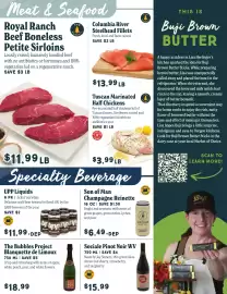 Market of Choice weekly ad week 40 Page 2: Upp Liquids €11,99, Tuscan Marinated Half Chickens €3,99