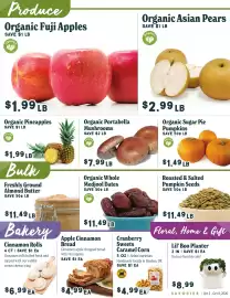 Market of Choice weekly ad week 40 Page 3: Organic Fuji Apples €1,99, Organic Asian Pears €2,99