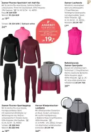 Tchibo Prospekt Seite 3: = Damen-Thermo-Sportshirt mit Half-Zip Mit DryActive Plus-Ausrüstung. Seitliche Reißver-