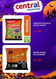Catálogo Central Mayorista Página 2: Super 8 Mini €2.490,00, Gomitas Frugеле €1.890,00