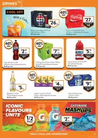 Foodworks catalogue week 41 Page 15: V Energy Drink Cans €7,20, Pepsi Soft Drink €2,40