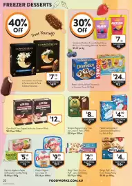 Foodworks catalogue week 41 Page 22: Streets Magnum Dairy Free Ice Cream €8,00, Nestlé Icy Pole €4,50