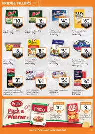 Foodworks catalogue week 41 Page 25: Primo Protein Salami €3,50, DON Footy Franks Skin-On €6,95