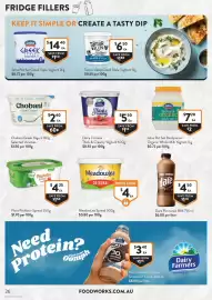 Foodworks catalogue week 41 Page 26: MeadowLea Spread €4,00, Jalna Pot Set Biodynamic Organic Whole Milk Yoghurt €7,20