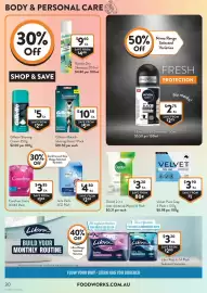 Foodworks catalogue week 41 Page 30: Gillette Mach3+ Shaving Razor €10,50, Velvet Pure Soap €3,90