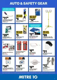 Mitre 10 catalogue Page 13: Energizer Vision Headlight €25,95, Safecorp Nuisance Dust Mask €6,20