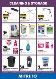 Mitre 10 catalogue Page 14: Buy Right 7 Line Rotary Clothesline €179,00, The Pink Stuff Cleaning Paste €7,00