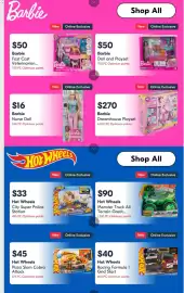 Shoppers Drug Mart flyer Page 3: Barbie Dreamhouse Playset €270,00, Hot Wheels Racing Formula 1 Grid Start €40,00