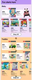 Shoppers Drug Mart flyer Page 4: Fisher Price Everyday Adventures Airport €35,00, Mega Bloks Build & Chomp Dinosaur €30,00