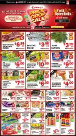 Seafood City weekly ad week 40 Page 1: Beef Chuck Short Rib Cubed €6,99, Yam Leaves €3,99