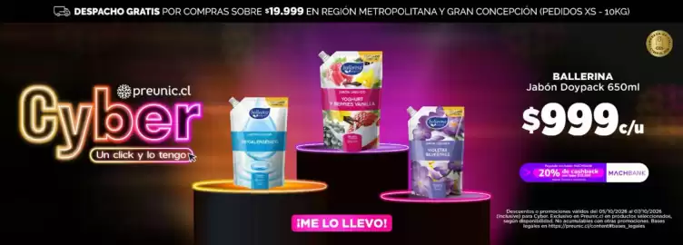 Catálogo Preunic Página 11: Ballerina - jabon doypack g50ml €999,00