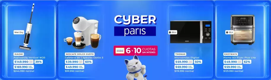 Catálogo Paris Página 5: Easyways - horno air fryer plus lite €49.990,00, Nescafé - cafetera de capsulas genio s €49.990,00