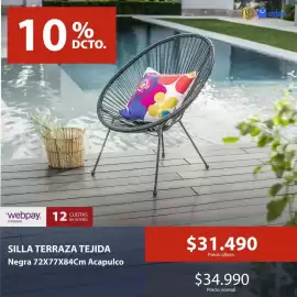 Catálogo Mimbral Página 3: Silla terraza tejida €31.490,00