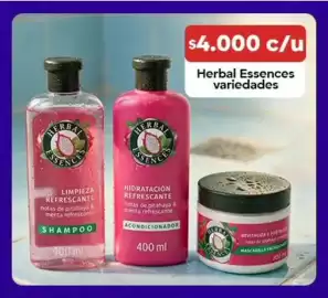 Catálogo Super Bodega a Cuenta Página 1: Herbal essences - essences variedades €4.000,00