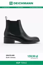 Deichmann gazetka tydzień 41 Strona 11: Botki chelsea Graceland €159,99