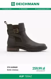Deichmann gazetka tydzień 41 Strona 7: Botki chelsea 5th Avenue €259,99