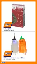 Action leták týden 41 Strana 2: Za kus 299⁰ 6.04/m 37.9Kč Světelný řetěz 100 LED žárovek | 4,95 m Za kus 999⁰ 99.9/ks