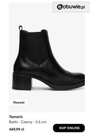 Eobuwie gazetka tydzień 41 Strona 10: Botki czarne 5,5 cm Tamaris €469,99