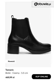 Eobuwie gazetka tydzień 41 Strona 10: Botki czarne 5,5 cm Tamaris €469,99