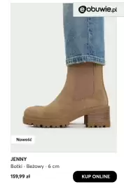 Eobuwie gazetka tydzień 41 Strona 6: Botki beżowy 6 cm Jenny €159,99