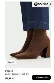 Eobuwie gazetka tydzień 41 Strona 9: Botki brązowy 8,5 cm DeeZee €179,99
