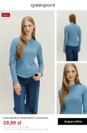 Greenpoint gazetka tydzień 41 Strona 2: Jasnoniebieski prążkowany longsleeve Greenpoint €59,99