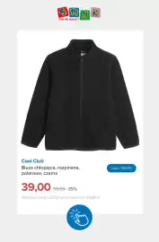 Smyk gazetka tydzień 41 Strona 5: Bluza chłopięca rozpinana polarowa czarna Cool Club €39,00