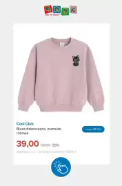 Smyk gazetka tydzień 41 Strona 7: Bluza dziewczęca oversize różowa Cool Club €39,00