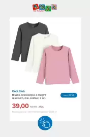 Smyk gazetka tydzień 41 Strona 8: Bluzka dziewczęca z długim rękawem 3-pak Cool Club €39,00