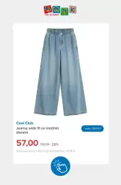 Smyk gazetka tydzień 41 Strona 9: Jeansy wide fit ze średnim stanem Cool Club €57,00