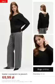 Top Secret gazetka tydzień 41 Strona 9: Sweter z wycięciem na plecach €69,99