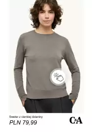 C&A gazetka tydzień 41 Strona 13: Sweter z cienkiej dzianiny C & A €79,99