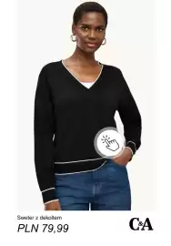 C&A gazetka tydzień 41 Strona 5: Sweter z dekoltem C & A €79,99