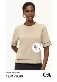 C&A gazetka tydzień 41 Strona 6: Sweter z dzianiny C & A €79,99