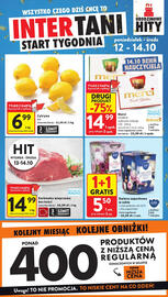 Intermarche gazetka tydzień 41 Strona 48: Karkówka wieprzowa bez kości €14,99, Czekoladki Merci €14,99