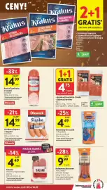 Intermarche gazetka tydzień 41 Strona 17: Kiełbasa śląska z szynki Olewnik €14,99, Sucha żywiecka z szynki Olewnik €14,99