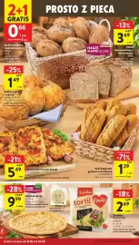 Intermarche gazetka tydzień 41 Strona 18: Bułka z serem i cebulą Vandemortele €1,49, Spód do pizzy O La La! €9,99
