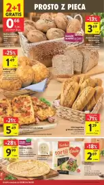 Intermarche gazetka tydzień 41 Strona 18: Bułka z serem i cebulą Vandemortele €1,49, Spód do pizzy O La La! €9,99